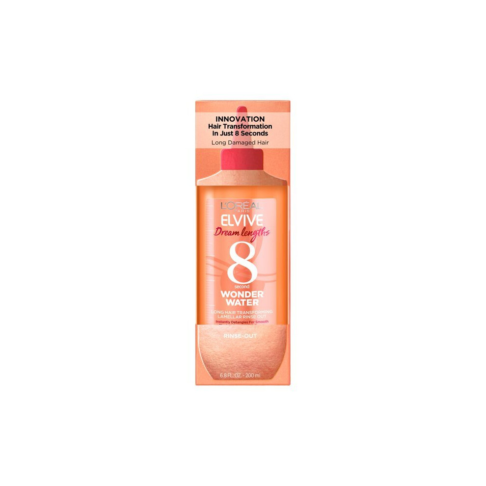 L'Oreal Paris Elvive Dream Lengths 8 Second Wonder Water Lamellar Rinse Out, 6.8 fl. oz