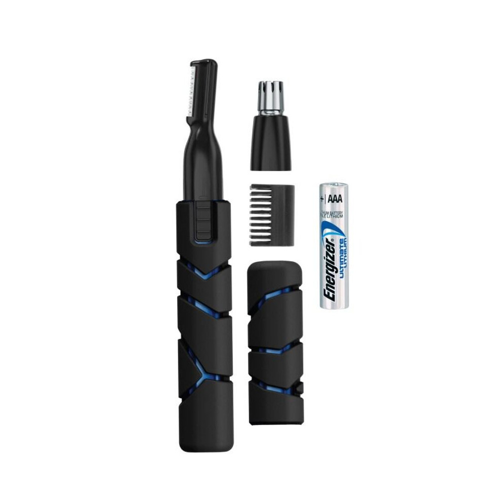 Wahl Micro Groomsman Lithium powered pen trimmer, Black/Blue 5640-4701