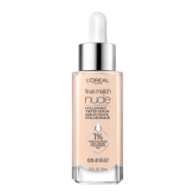 L'Oreal Paris True Match Hyaluronic Tinted Serum Foundation Makeup, Very Light 0.5-2, 1 fl. oz