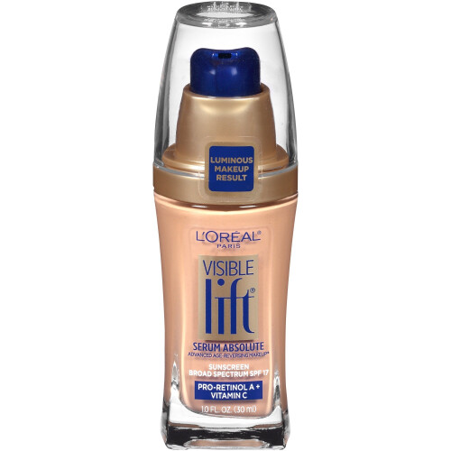 L’Oréal Paris L'Oreal Paris Visible Lift Serum Absolute Lightweight Foundation, Natural Beige, 1 fl oz