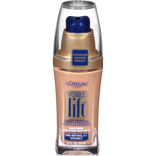 L’Oréal Paris L'Oreal Paris Visible Lift Serum Absolute Lightweight Foundation, Sand Beige, 1 fl oz