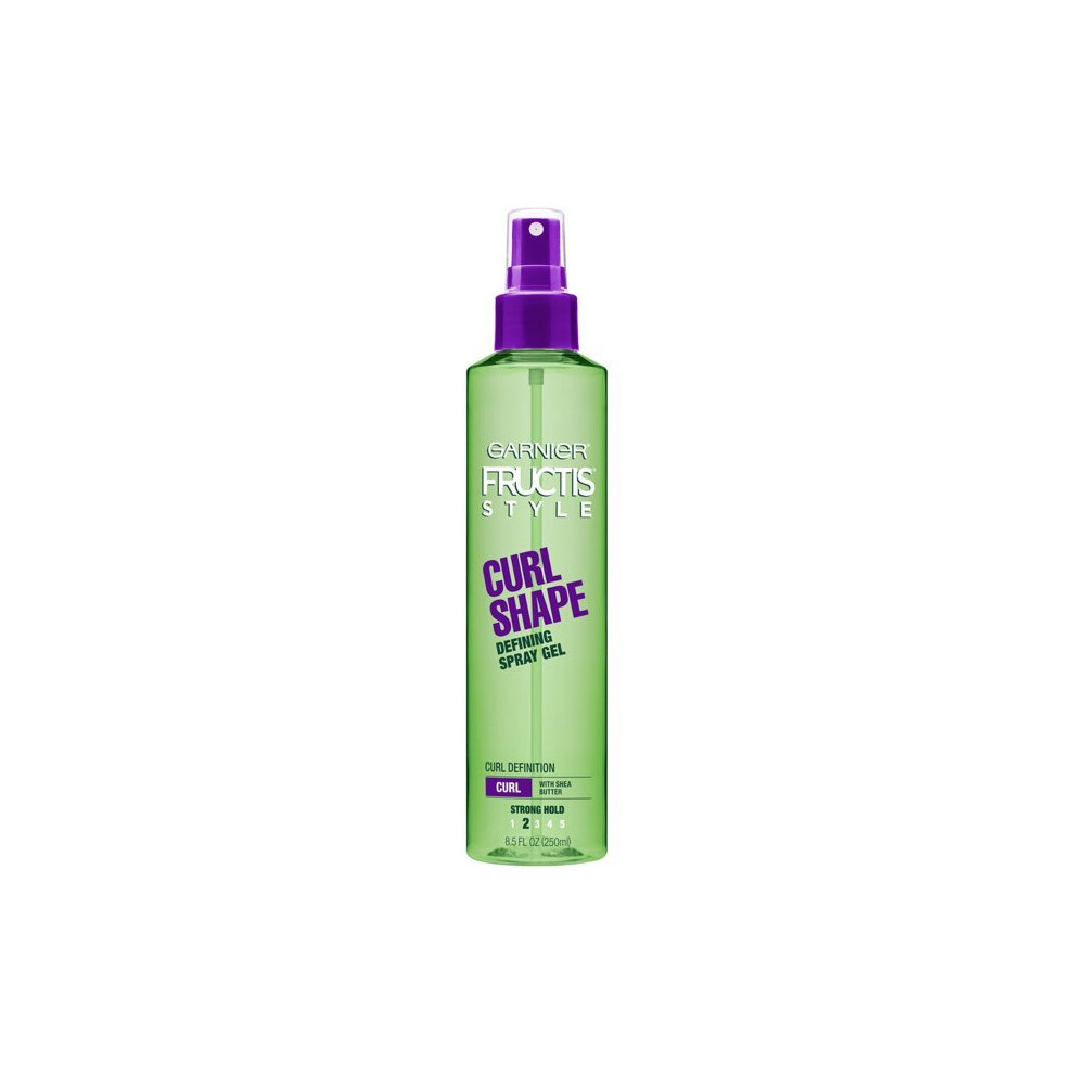 Garnier Fructis Style Curl Shape Strong-Hold Defining Hair Gel Spray, 8.5 Oz