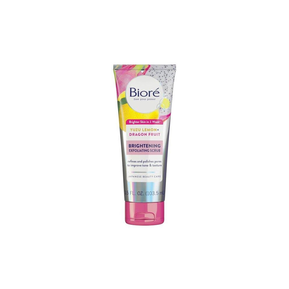Biore Biorã© Brightening Exfoliating Scrub, 3.5 Fl Oz