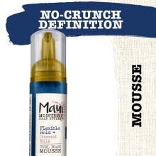 Maui Moisture Flexibelt Hold + Kokosmjölk Curl Foam Mousse, för Lockigt Hår, 8,5oz