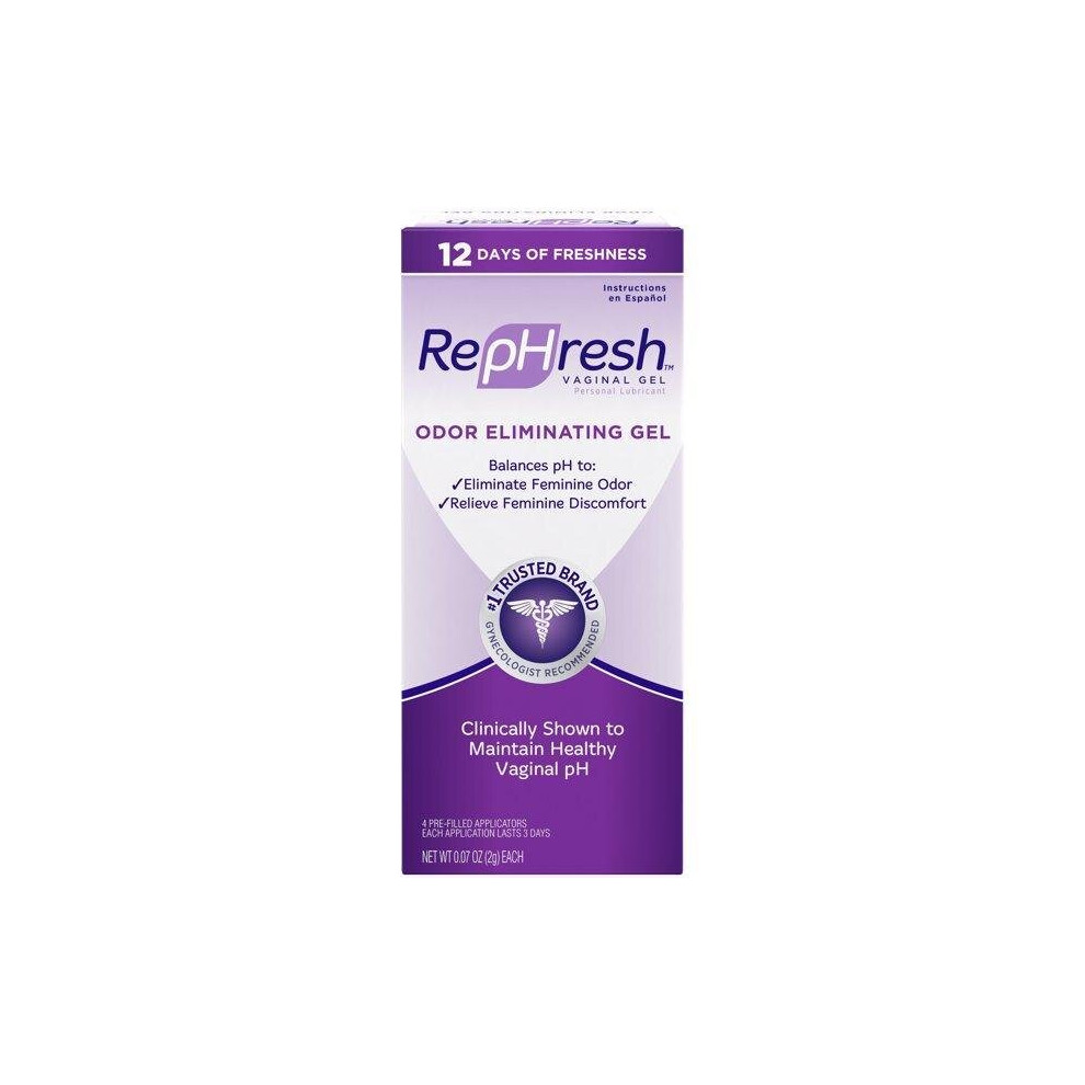 RepHresh Odor Eliminating Vaginal Gel, 4ct (0.07oz)