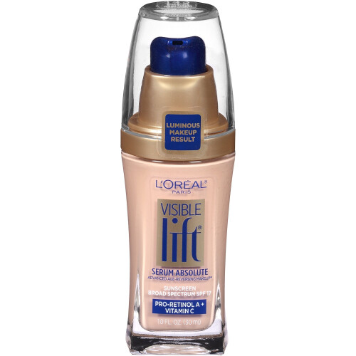 L’Oréal Paris L'Oreal Paris Visible Lift Serum Absolute Lightweight Foundation, Soft Ivory, 1 fl oz