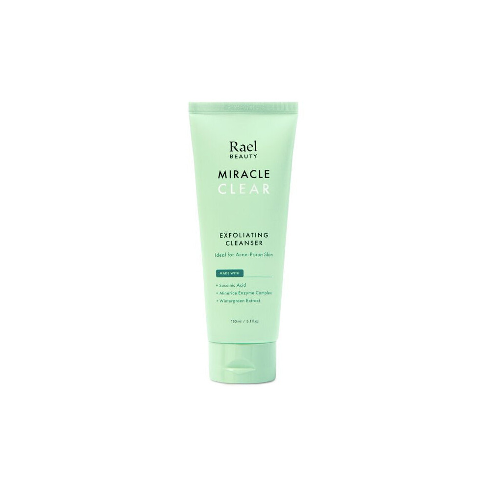 Rael Miracle Clear Exfoliating Cleanser For Acne-Prone Skin 5.1 Oz