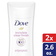 Dove Advanced Care Invisible Antiperspirant Deodorant Clear Finish Twin 2.6 Oz. 2 Pk