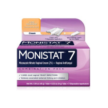MONISTAT 7-Dose Yeast Infection Treatment, 7 Disposable Applicators & External Itch Cream