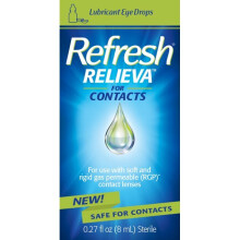 REFRESH RELIEVA Contact Lens Lubricant, 0.27 Fl. Oz.