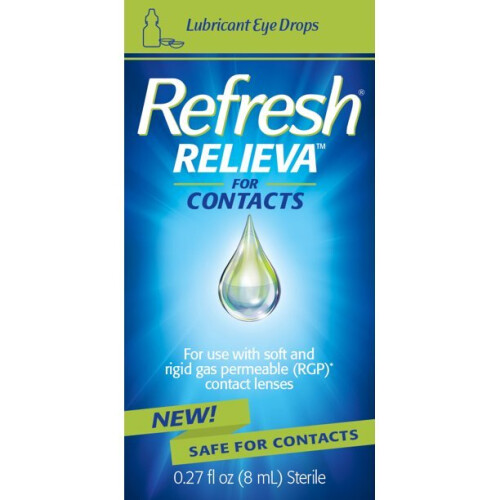 REFRESH RELIEVA Contact Lens Lubricant, 0.27 Fl. Oz.