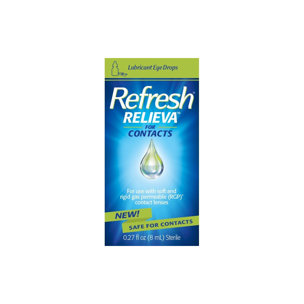 Refresh Relieva Contact Lens Lubricant, 0.27 Fl. Oz.