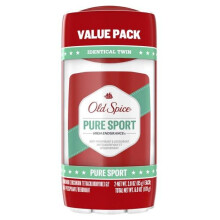 Old Spice High Endurance Anti-Perspirant Deodorant for Men, 48 Hour Protection, Pure Sport Scent, Twin Pack, 3.0 Oz each