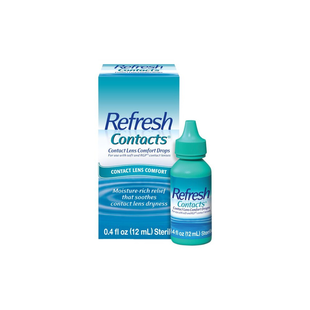 Refresh Contacts Lubricant Eye Drops, 0.4 fl. Oz.