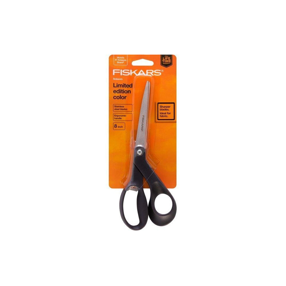 Fiskars 8 Inch Bent Fashion Scissor, 1 Piece, Color Received Varies