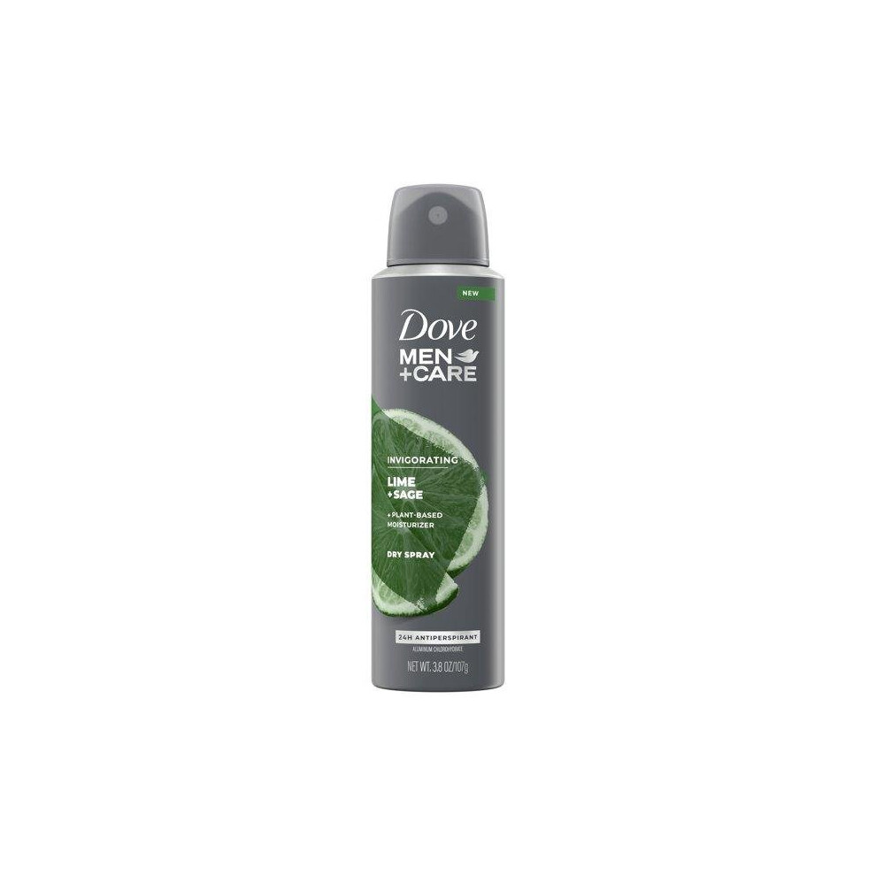 Dove Men+Care Antiperspirant Dry Spray Lime + Sage 3.8 oz