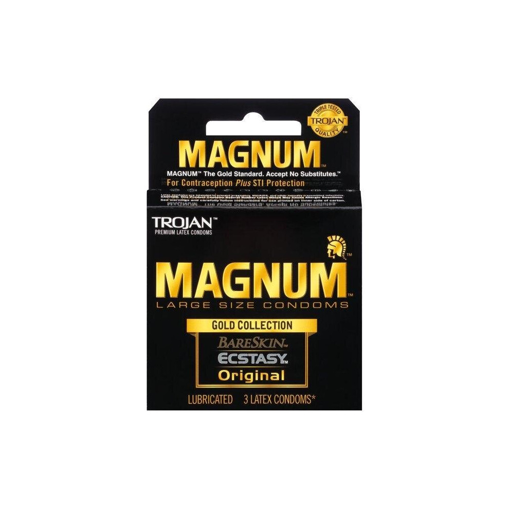 MAGNUM Gold Collection Condoms, 3ct