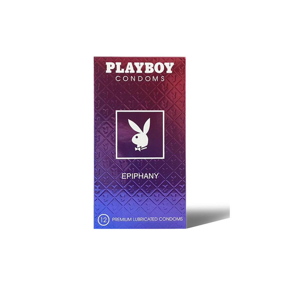 Playboy Epiphany Premium Lubricated Condoms, 12 Count