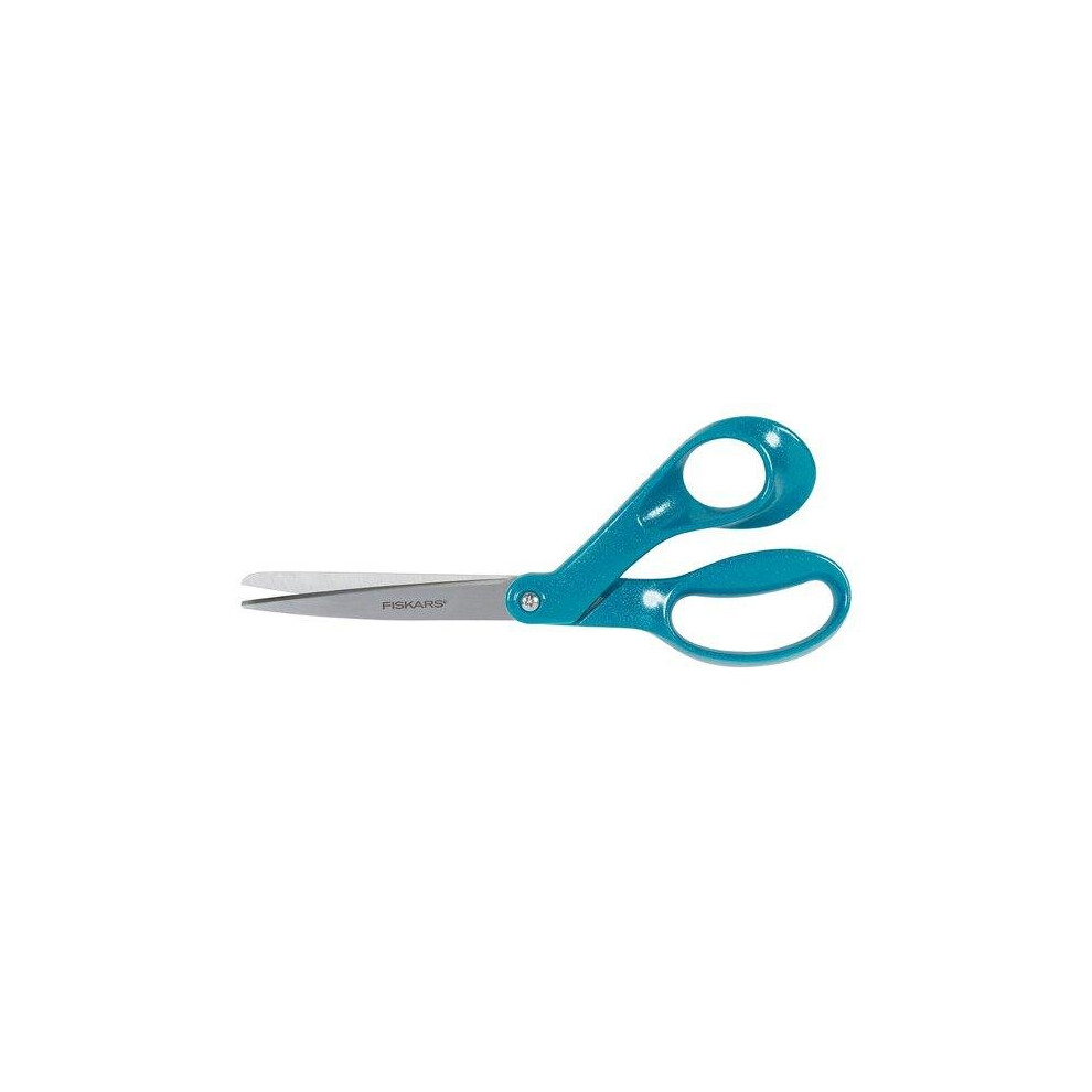 Fiskars 8" Glitter Bent Sewing Scissors, Assorted Colors, Sparkle