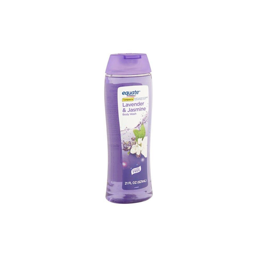 Equate Lavender & Jasmine Body Wash, 21 Fl Oz