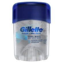 Gillette Antitranspirant und Deodorant fr Mnner, 72 Stunden Schweischutz, Anti-Weiflecken, klares Gel, khler Wellenduft, 0,5 oz