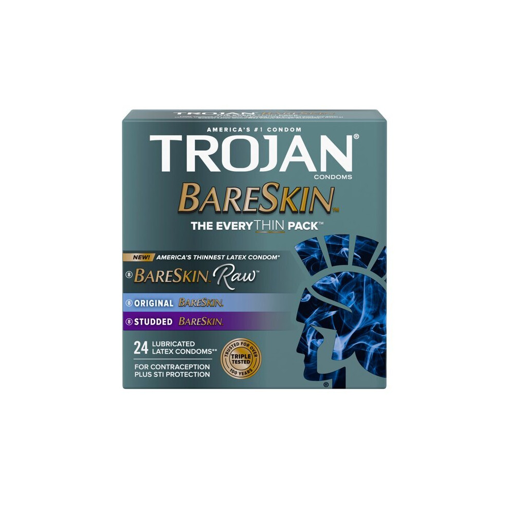 Trojan Condom Bareskin The EveryTHIN Pack 24 ct