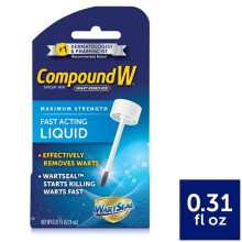Compound W Maximum Strength Fast Acting Liquid Wart Remover, 0.31 fl. Oz