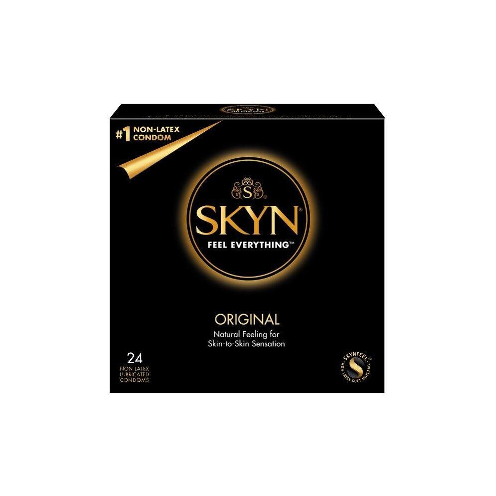 Skyn Original Lubricated Non Latex Condoms, 24 Count