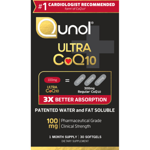(30 Softgels) Qunol Ultra CoQ10 100mg Softgels