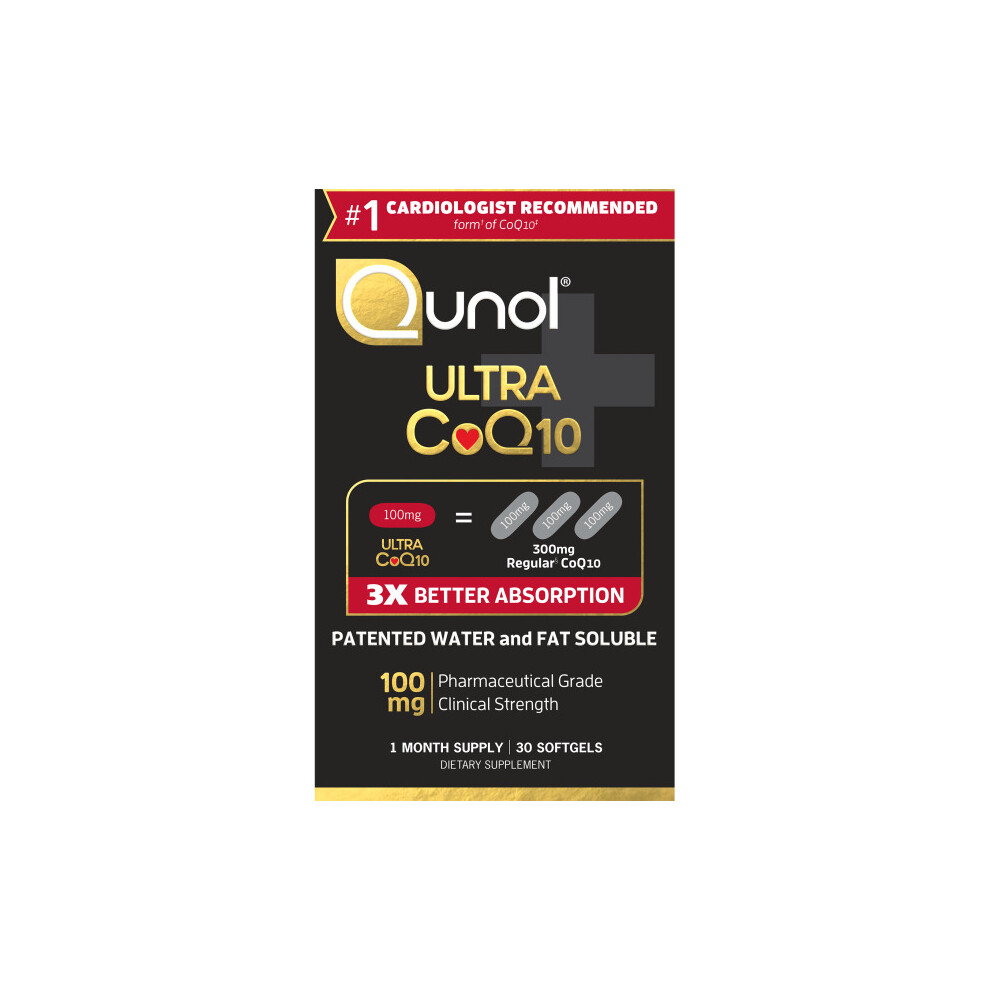 Qunol Ultra Coq10 100 Mg Softgels, 30 Ct