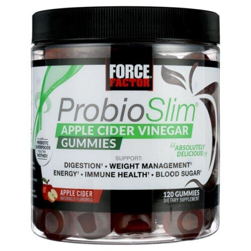 Force Factor, ProbioSlim, Apfel-Zitronensaft-Gummies, 120 Gummies