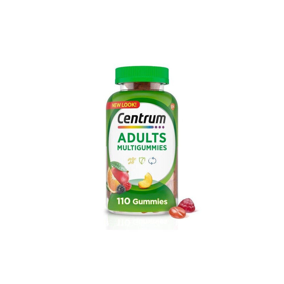 Centrum MultiGummies Gummy Multivitamin for Adults, Multivitamin/Multimineral Supplement - 110 Count