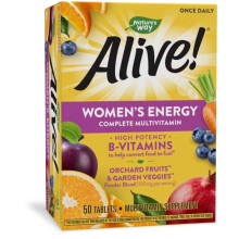 Nature's Way, Alive! Multivitamine Complète pour Femmes, 50 Comprimés