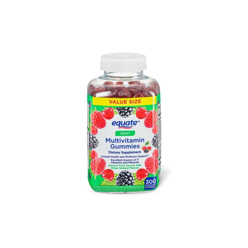 Equate Vegetarian Adult Multivitamin Gummies, 300 Ct