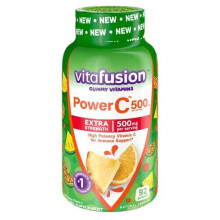 VitaFusion, Gummivitamine, Power C, Extra Stärke, Tropische Zitrusfrüchte, 500 mg, 92 Gummis (125 mg pro Gummibärchen)