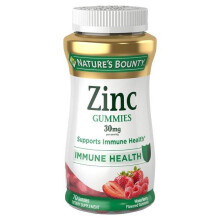 Nature's Bounty, Zink Gummies, Hoog Potentie, Gemengde Berries, 30 mg, 70 Gummies (15 mg Per Gummy)