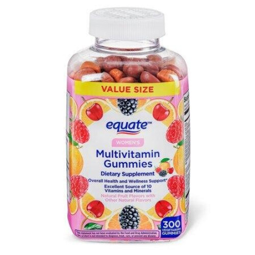 Equate Women's Multivitamin, 300 Vegetarian Gummies