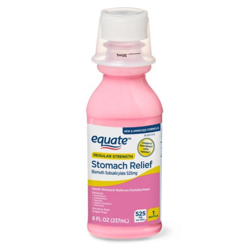 Equate Upset Stomach Relief Bismuth Liquid, 8 oz