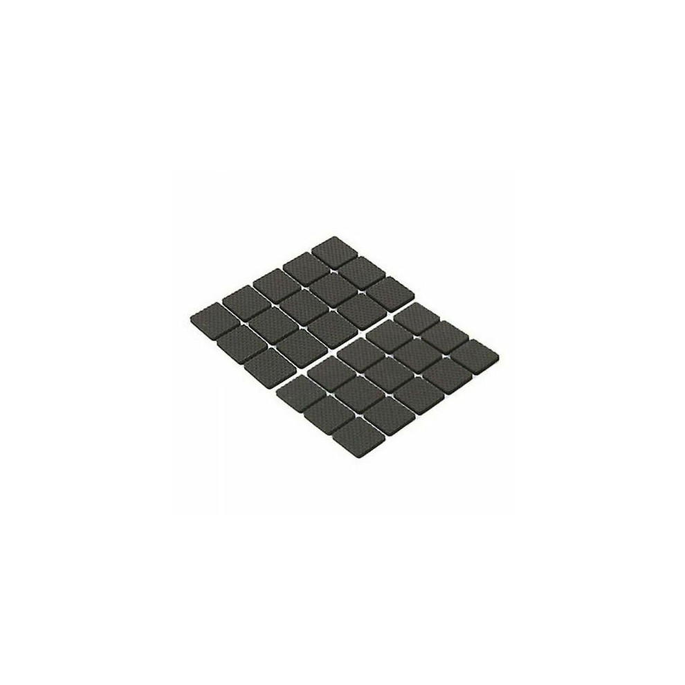 (Square 30Pcs) Non-Slip Self-Adhesive Rubber Feet Pads Black Funiture Chair Pads Protector Floor Protectors 760954518579