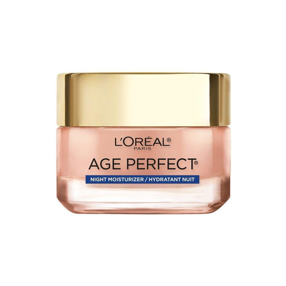 L'Oreal Paris Age Perfect Rosy Tone Cooling Night Moisturizer, 1.7 fl. oz.