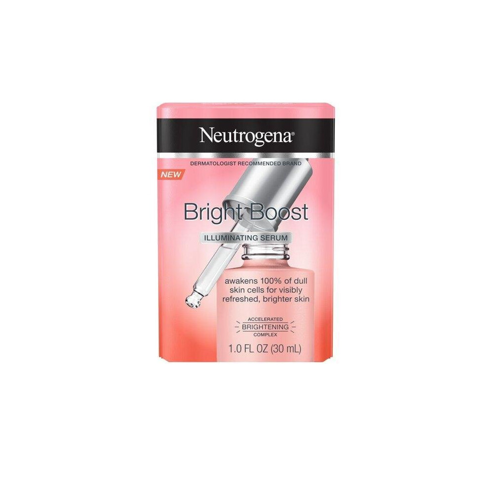 Neutrogena Bright Boost with Brightening Facial Serum, 1 fl oz