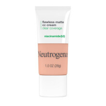 Neutrogena Clear Coverage Flawless Matte CC Cream, Vanilla 3.0, 1 oz