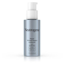 Neutrogena Crema hidratante facial con retinol para reparacin rpida de arrugas con protector solar SPF 30, crema facial antienvejecimiento diar