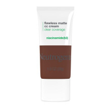 Neutrogena Clear Coverage Flawless Matte CC Cream, Sienna 10.0, 1 oz