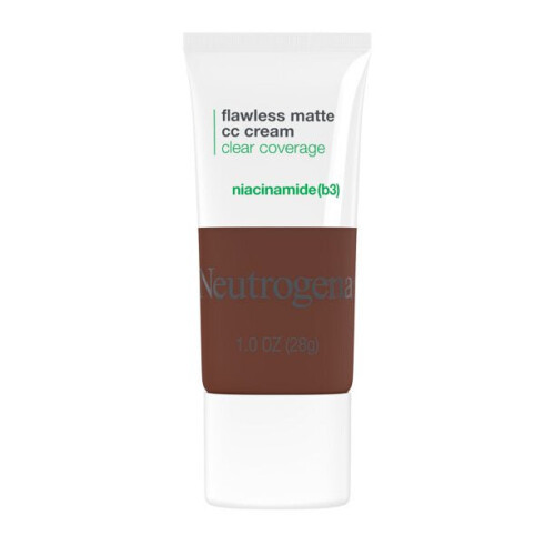Neutrogena Neutrogena Clear Coverage Flawless Matte CC Cream, Sienna 10.0, 1 oz
