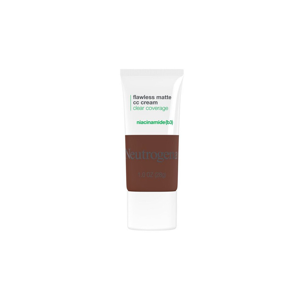 Neutrogena Clear Coverage Flawless Matte CC Cream, Sienna 10.0, 1 oz