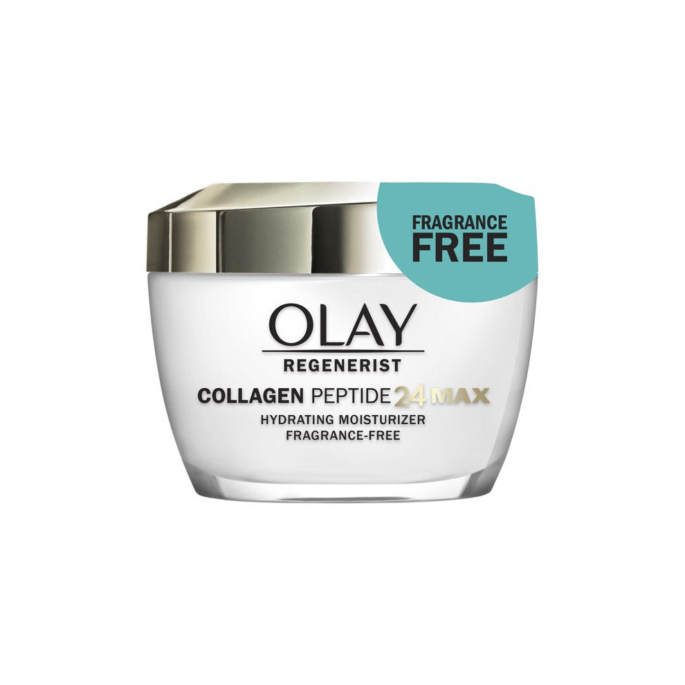 Olay Regenerist Collagen Peptide 24 MAX Face Moisturizer, Fragrance Free, 1.7 Oz