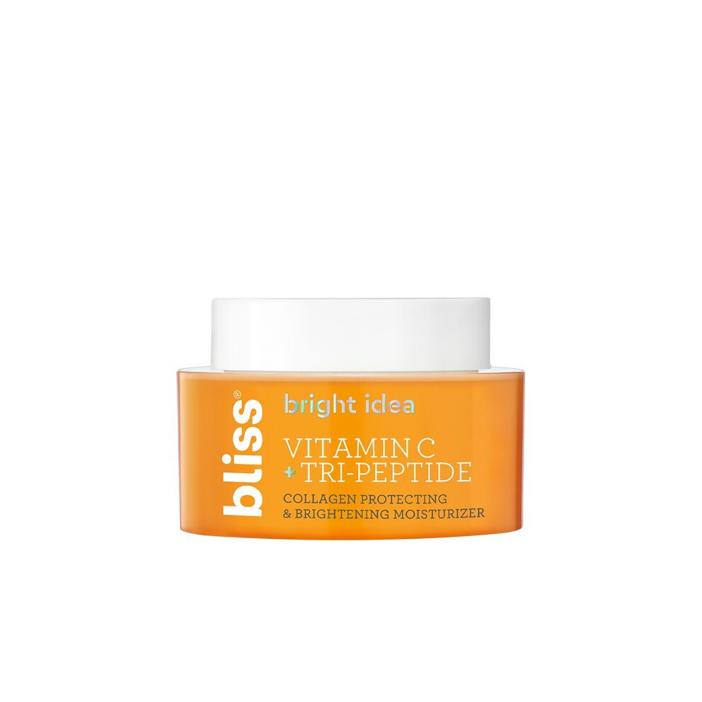 Bliss Bright Idea Face Moisturizer with Vitamin C, Collagen-Protecting and Brightening, 1.7 oz