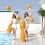 4 Pack Pool Fighting Floating Swimming Game Toy Inflatable Gladiator 2