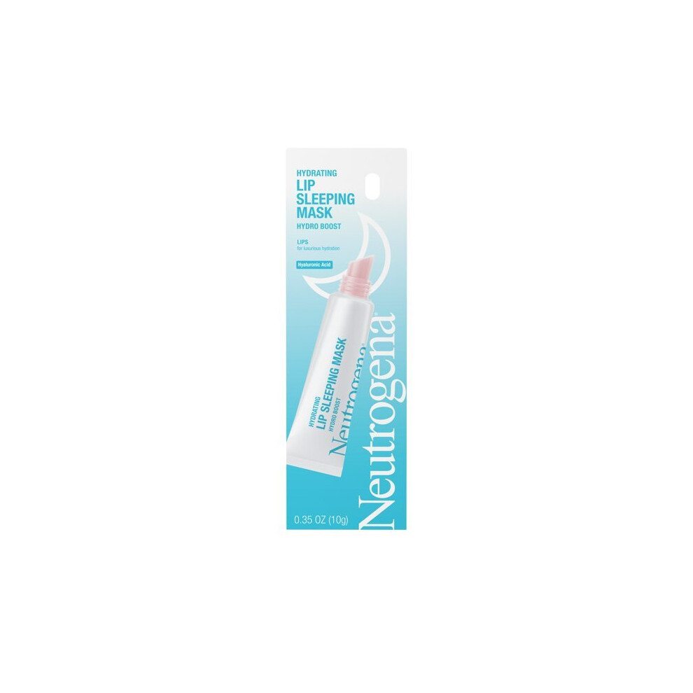 Neutrogena Hydro Boost Hydrating Clear Lip Sleeping Mask Tube, 0.35 oz